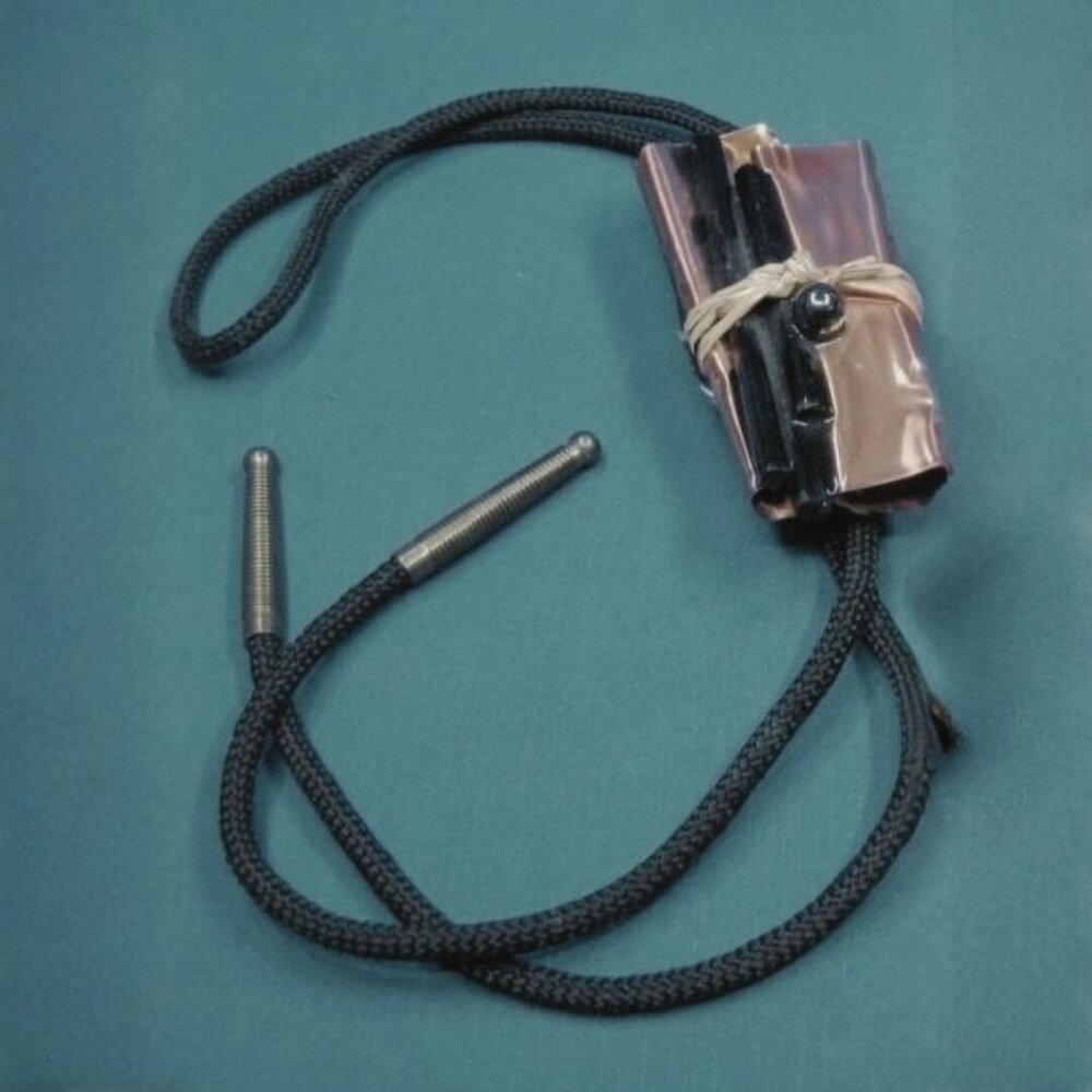 One of a Kind Vintage Artisan Copper Bolo Tie